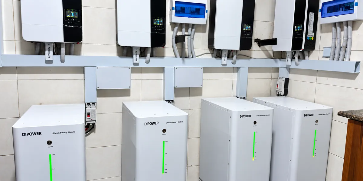 Inverters and battery storage installed by Joshville
